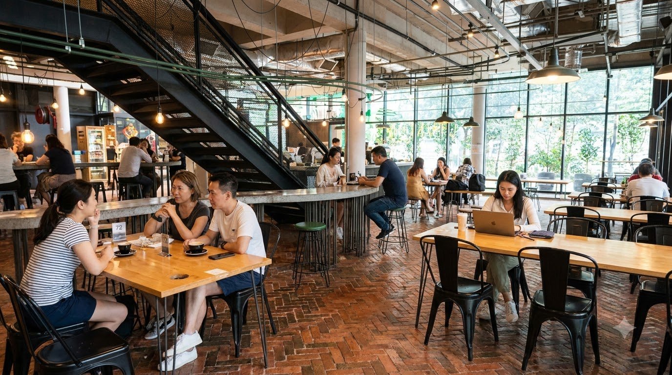 Beans Coffee in Kuala Lumpur, Malaysia, lower floor