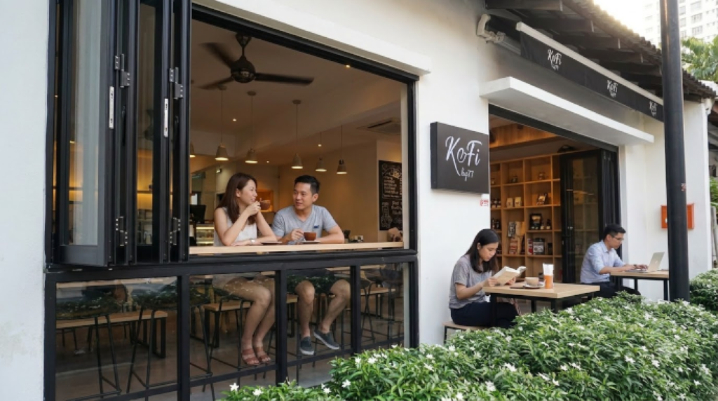 Kofi by 77 in Kuala Lumpur, Malaysia, lower floor