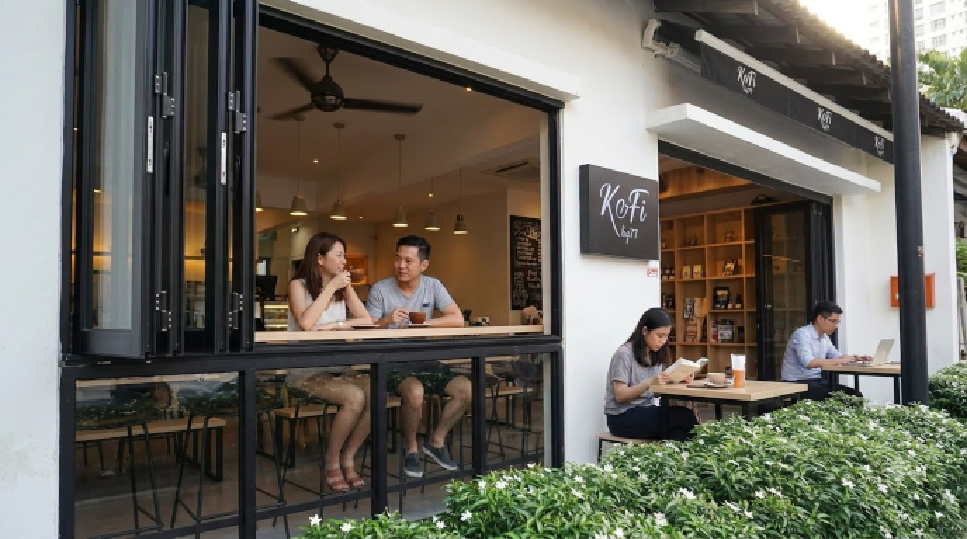 Kofi by 77 in Kuala Lumpur, Malaysia, lower floor